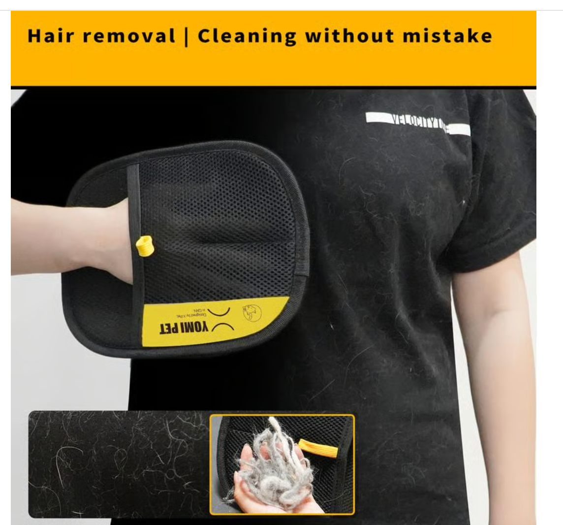 Pet hair remover Electrostatic gloves